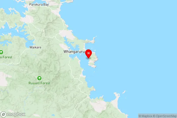 Teparapara Bay,Northland Region Map