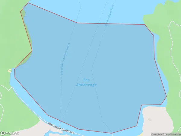 The Anchorage, Tasman Polygon Area Map