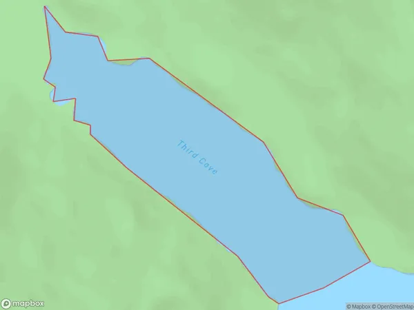 Third Cove, Southland Polygon Area Map