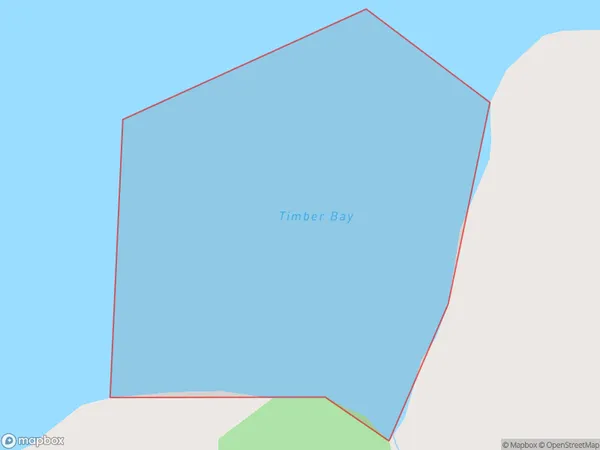 Timber Bay, Otago Polygon Area Map