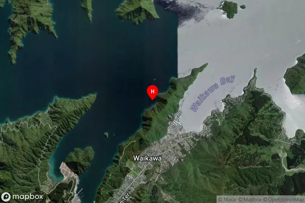 Titoki Bay,Marlborough Satellite Map