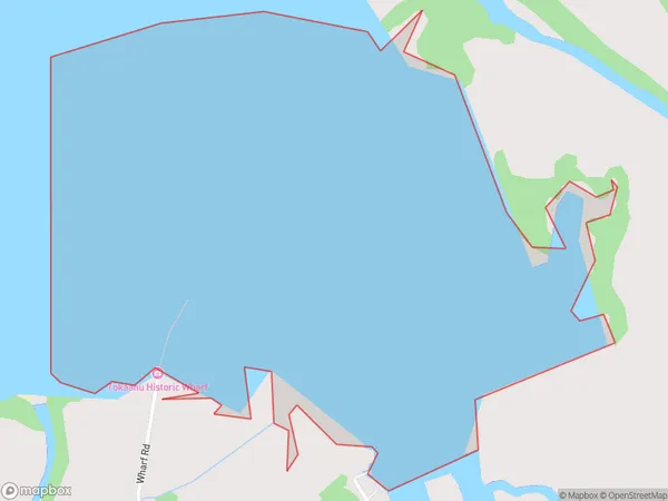 Tokaanu Bay, Waikato Polygon Area Map