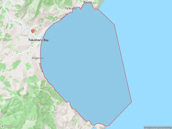 Tokomaru Bay, Otago Polygon Area Map