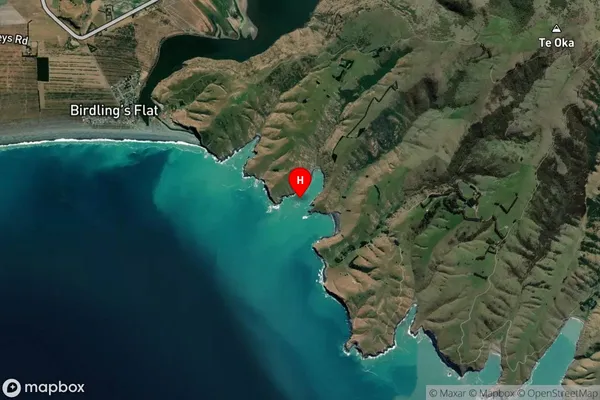 Tokoroa Bay,Canterbury Satellite Map