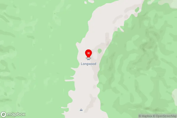 Longwood,Southland Area Map