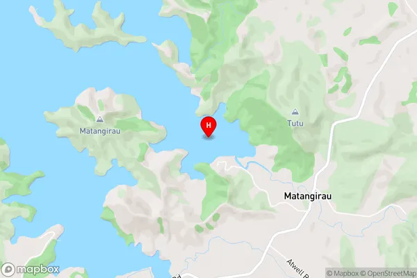 Touwai Bay,Northland Area Map
