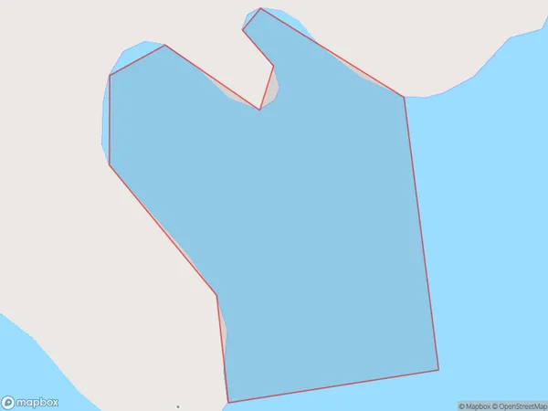 Tucks Bay, Otago Polygon Area Map