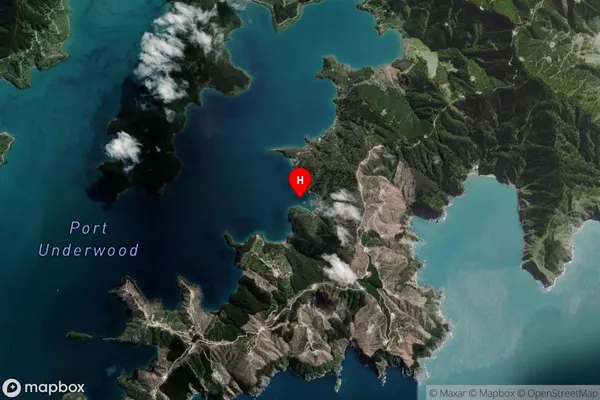 Tumbledown Bay,Marlborough Satellite Map