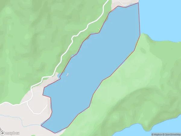 Tuna Bay, Marlborough Polygon Area Map