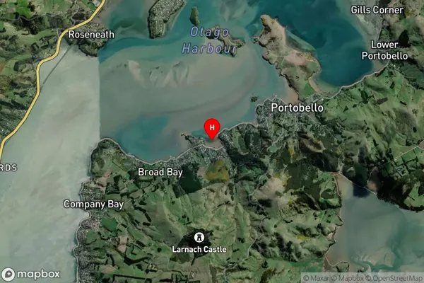 Turnbulls Bay,Otago Satellite Map