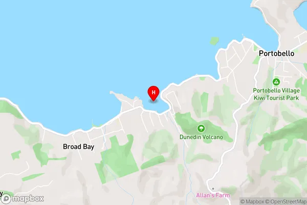 Turnbulls Bay,Otago Area Map