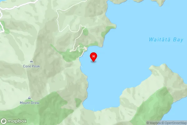 Turner Bay,Marlborough Area Map