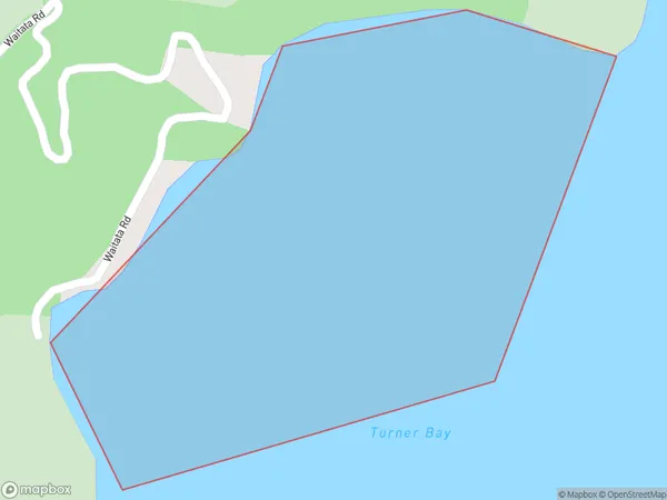 Turner Bay, Marlborough Polygon Area Map
