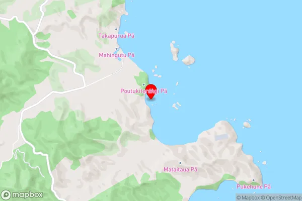 Umukaha Bay,Northland Area Map