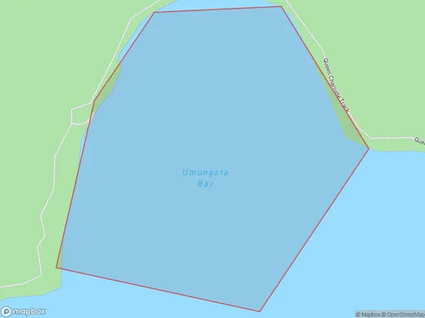 Umungata Bay, Marlborough Polygon Area Map