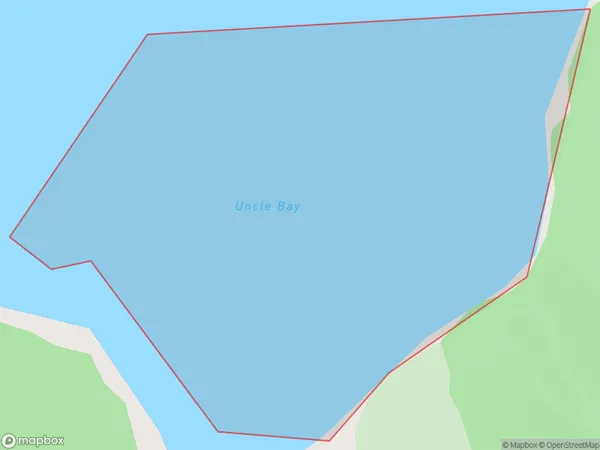 Uncle Bay, West Coast Polygon Area Map