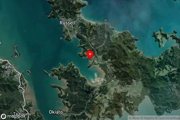 Uruti Bay,Northland Satellite Map