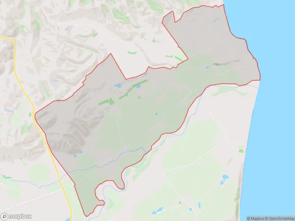 Lower Dashwood, Marlborough Polygon Area Map