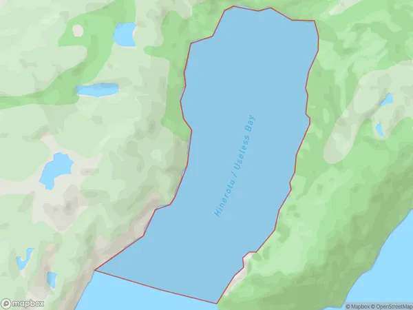 Useless Bay, Otago Polygon Area Map