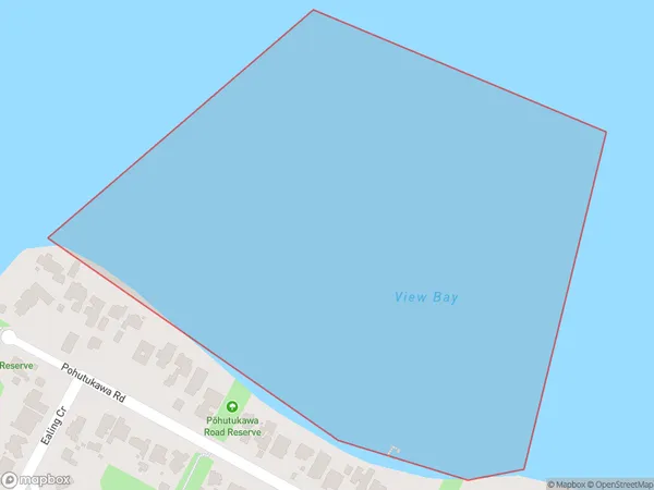 View Bay, Auckland Polygon Area Map