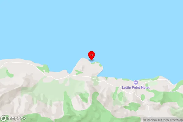 Waiaka Bay,Gisborne Area Map
