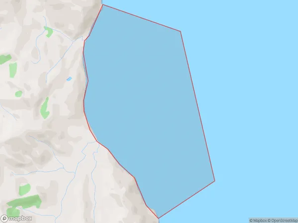 Waiharehare Bay, Gisborne Polygon Area Map