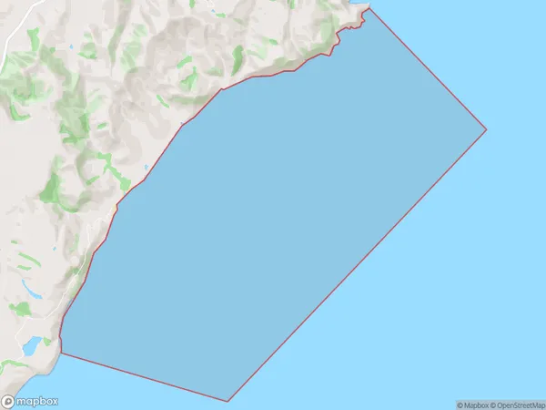Waihau Bay, Otago Polygon Area Map