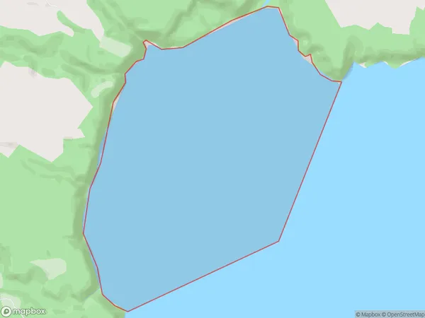 Waihora Bay, Waikato Polygon Area Map