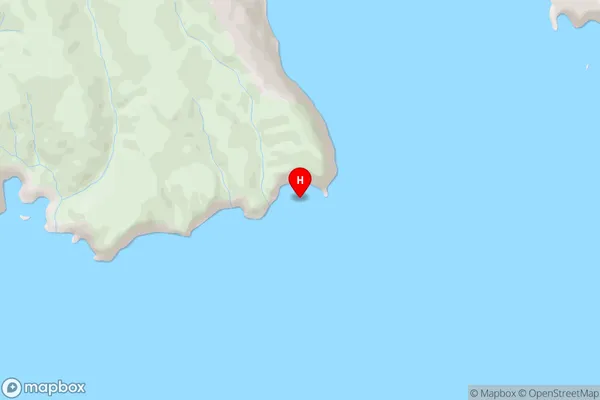 Waihuakina Bay,Canterbury Area Map