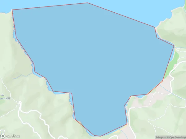 Waikawa Bay, Marlborough Polygon Area Map