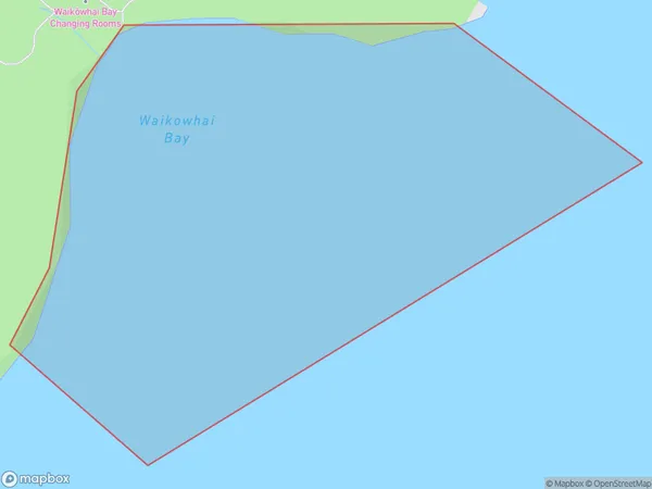 Waikowhai Bay, Auckland Polygon Area Map