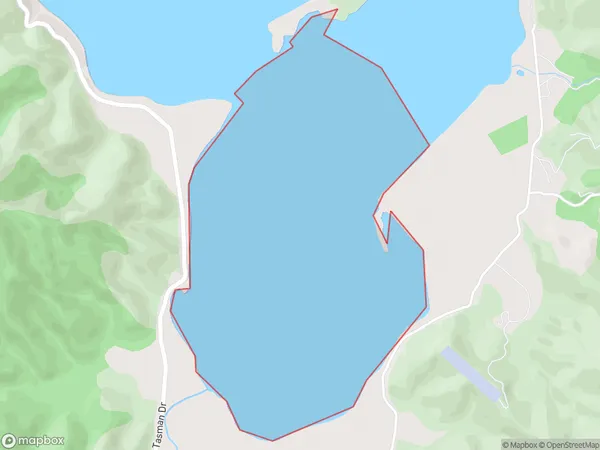 Wainui Inlet, Tasman Polygon Area Map