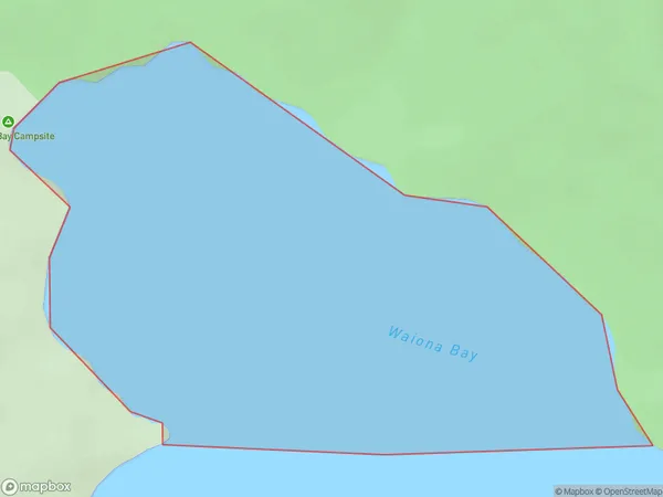 Waiona Bay, Marlborough Polygon Area Map