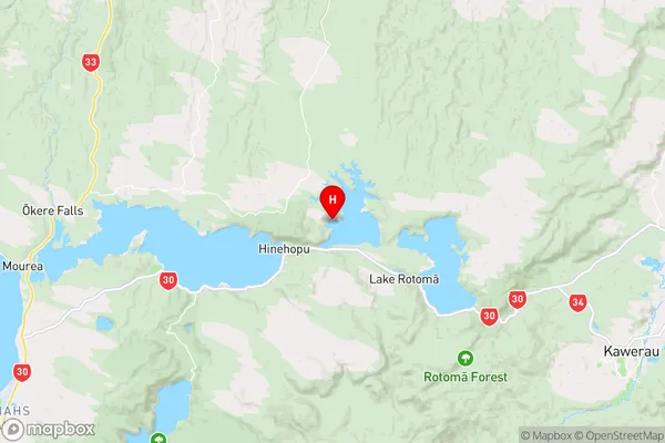 Waione Bay,Bay of Plenty Region Map