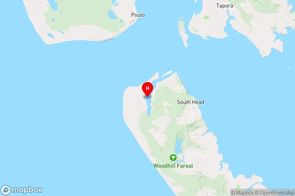 Waionui Inlet,Auckland Region Map