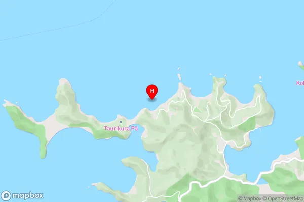 Waipohutukawa Bay,Northland Area Map