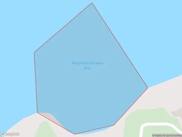 Waipohutukawa Bay, Northland Polygon Area Map