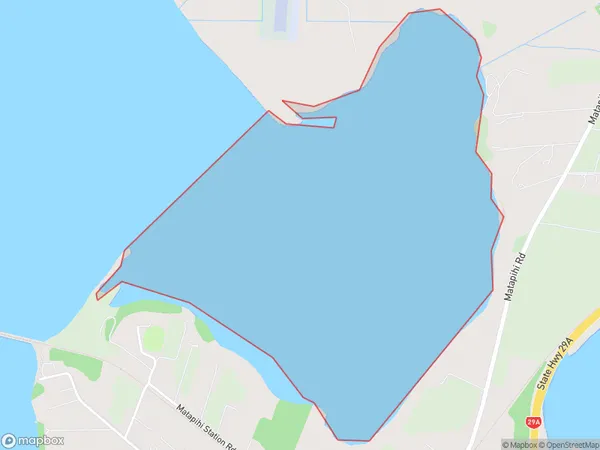 Waipu Bay, Bay of Plenty Polygon Area Map
