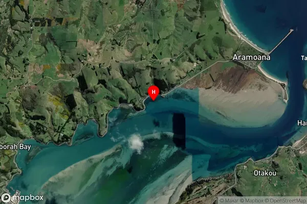 Waipuna Bay,Otago Satellite Map