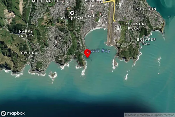 Waitaha Cove,Wellington Satellite Map