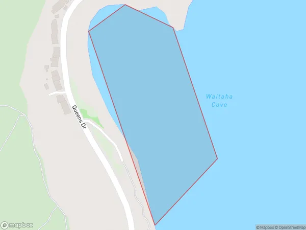 Waitaha Cove, Wellington Polygon Area Map