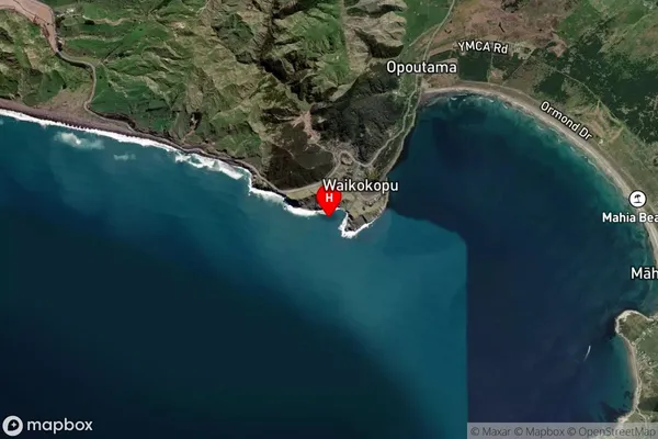 Waitaniwha Bay,Hawke's Bay Satellite Map
