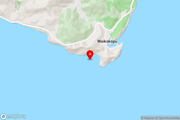 Waitaniwha Bay,Hawke's Bay Area Map