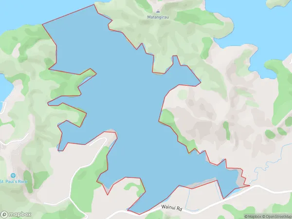 Waitapu Bay, Northland Polygon Area Map