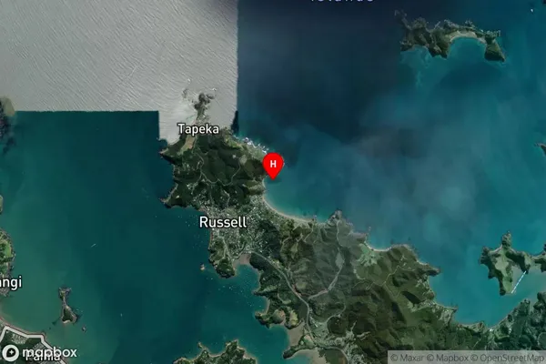 Waitata Bay,Northland Satellite Map