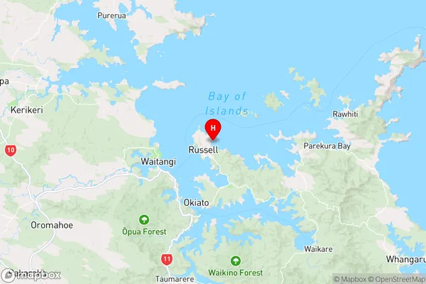 Waitata Bay,Northland Region Map