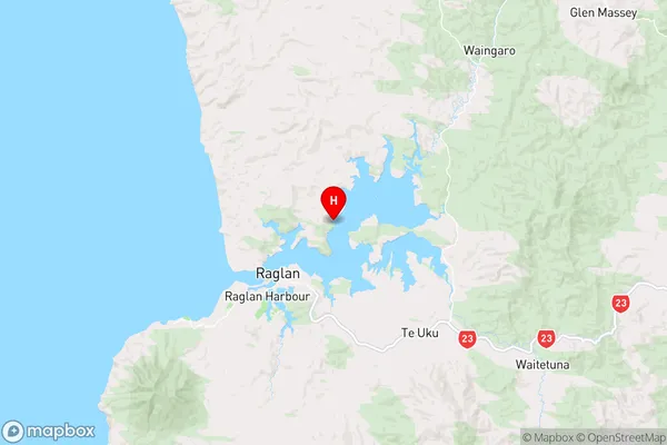 Waiwhara Bay,Waikato Region Map