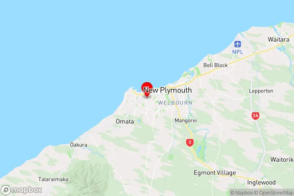 Lynmouth,Taranaki Region Map