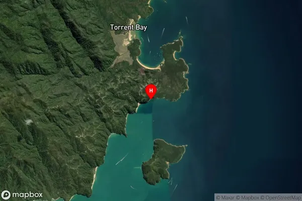Watering Cove,Tasman Satellite Map