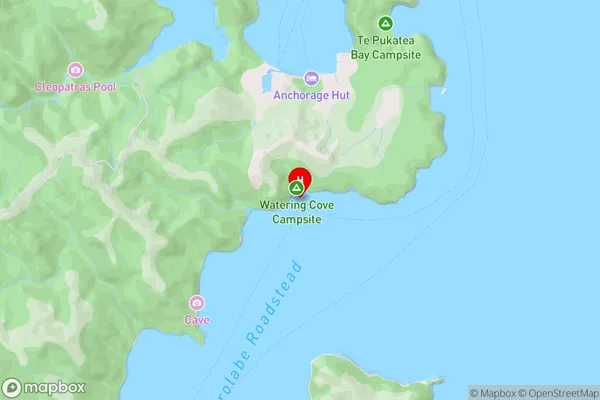 Watering Cove,Tasman Area Map